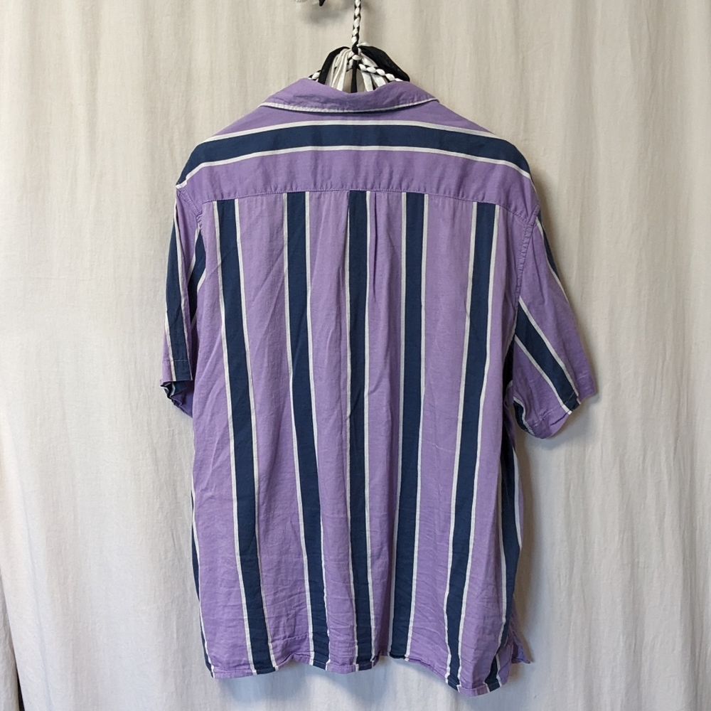 George Striped Button Up Tee - Picture 2 of 7